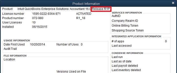 Quickbooks Pro 2009 Serial Number product_information_727x302