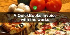 QuickBooks invoice with the works
