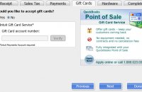 Intuit POS gift cards