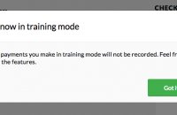 QuickBooks POS training mode