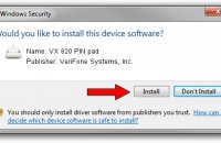 VeriFone VX 820 Driver